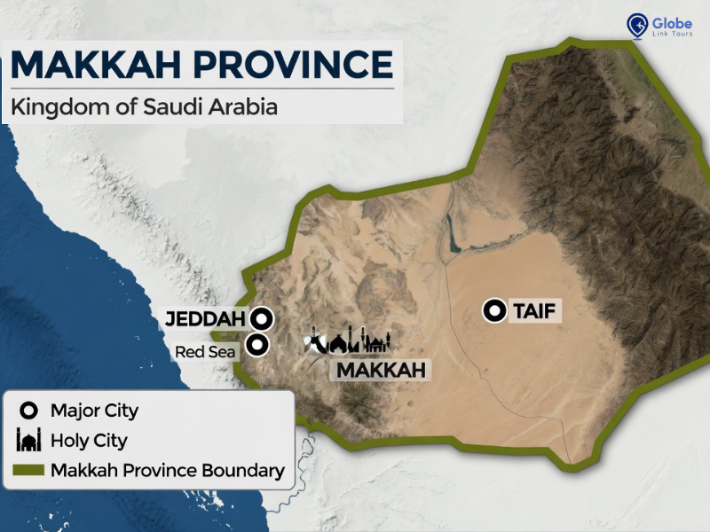 where is makkah located