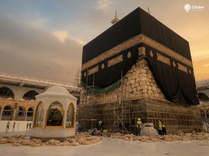 who built the kaaba