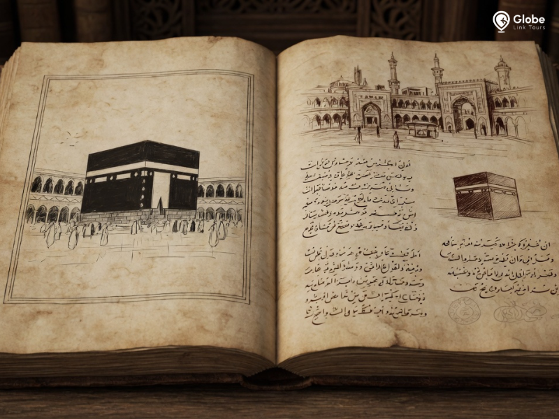 first depiction of kaaba