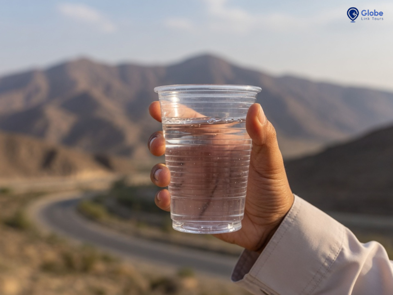 water in glass