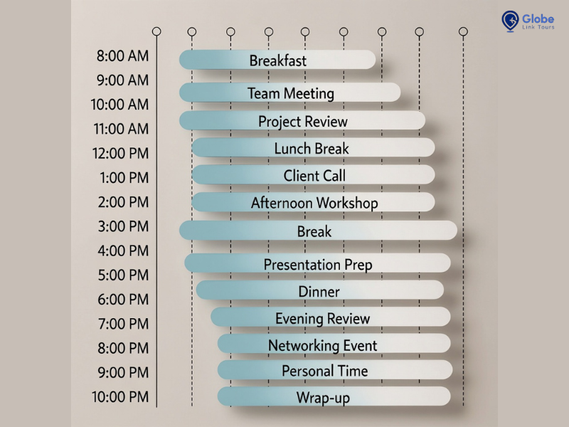 Daily itinerary