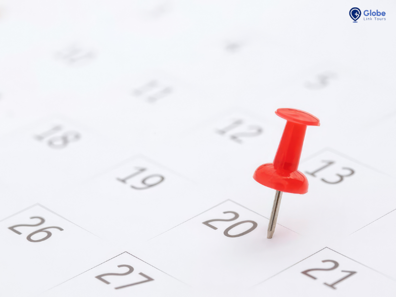 Pinpoint on calendar