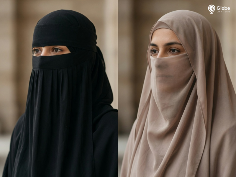 is niqab allowed in umrah