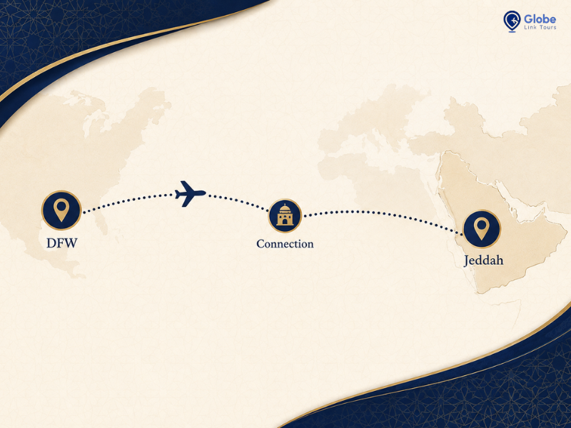 DFW to Jeddah