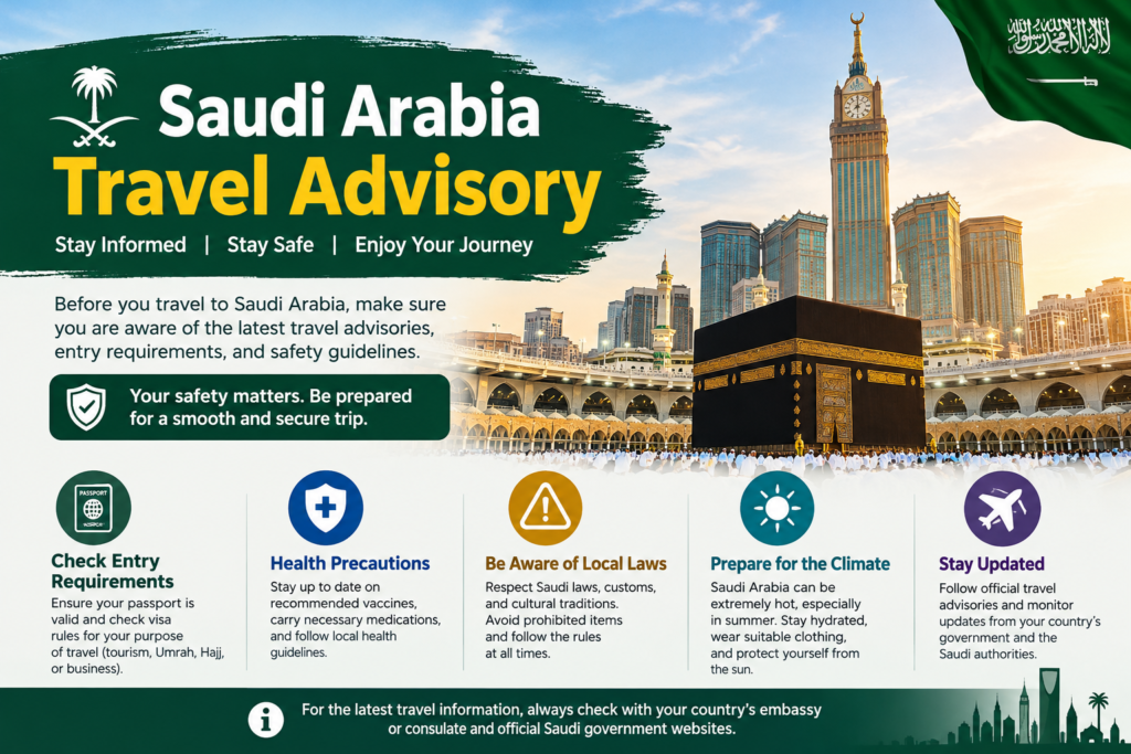 Saudi Arabia Travel Advisory for Umrah 2026