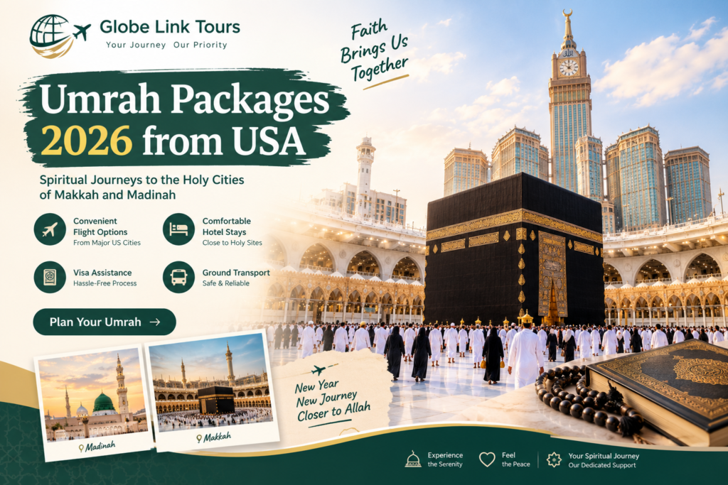 Umrah Packages 2026 from USA